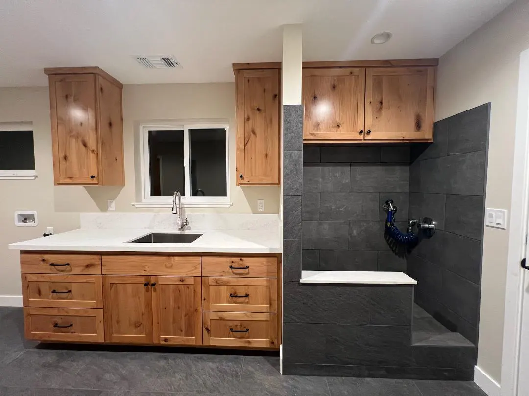 Residential Construction Garage.