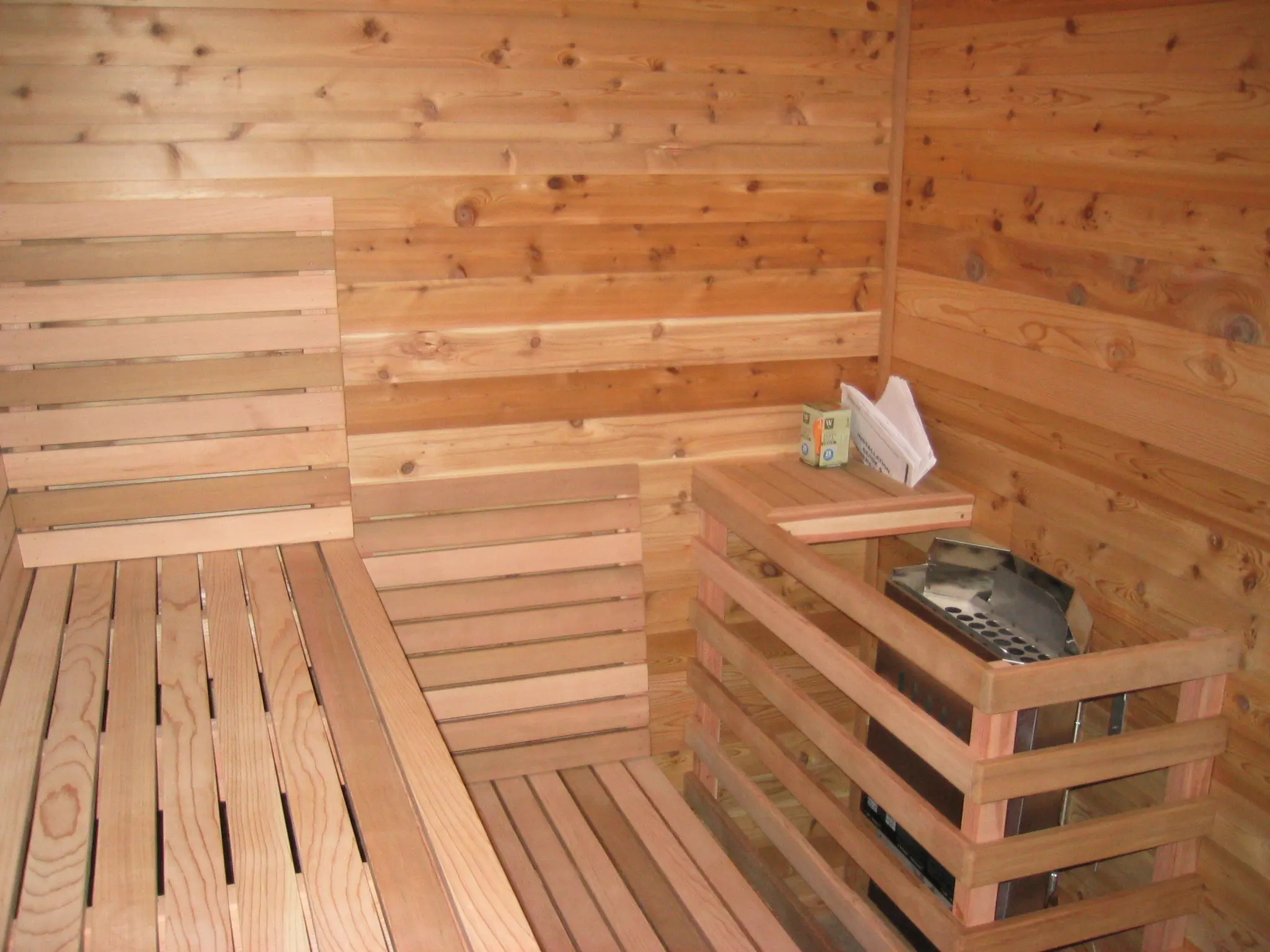 Residential Construction Sauna.